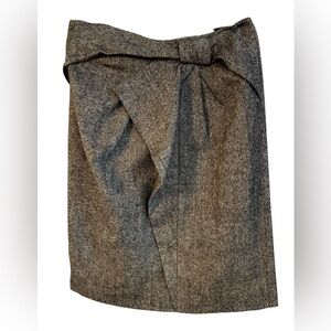 Banana Republic Charcoal Tweed Skirt